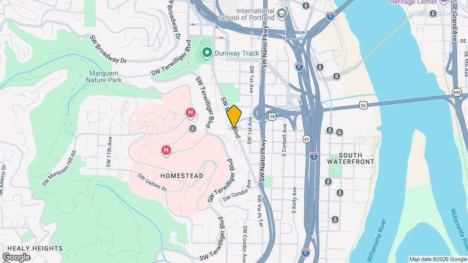 3301 SW Barbur Blvd Map and Location Details