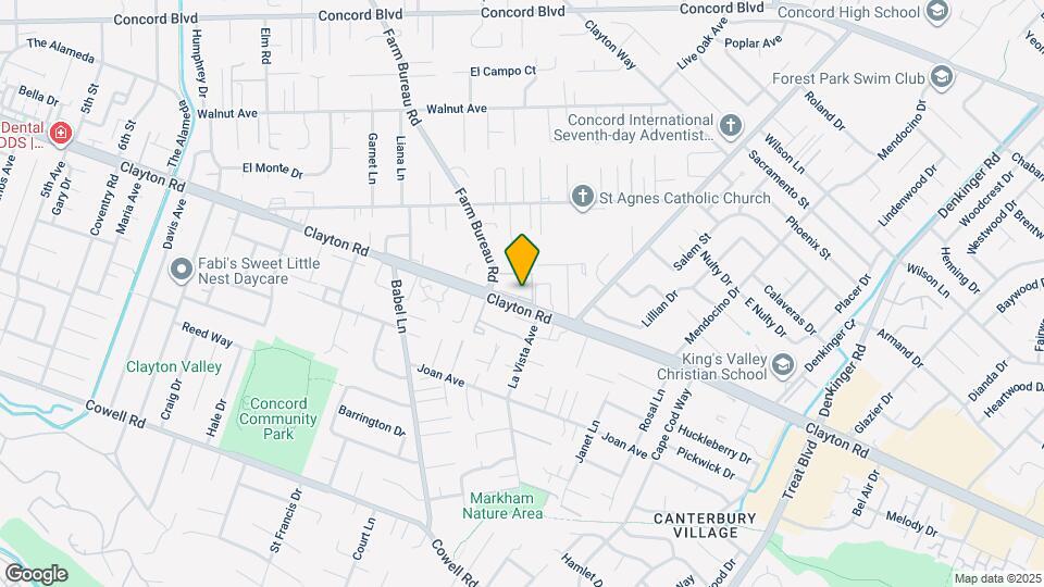 3901 Clayton Rd Map and Location Details