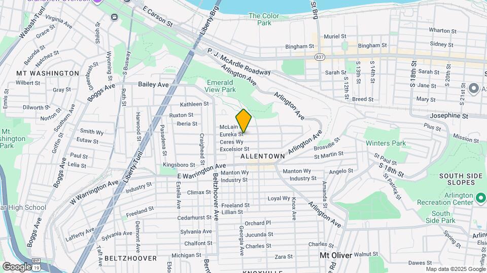 722 Eureka St Map and Location Details