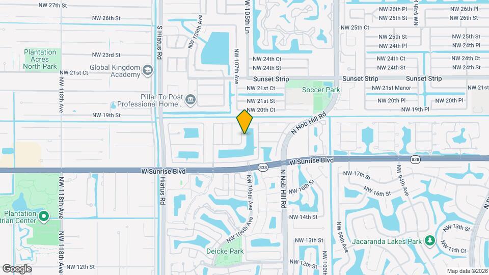 1860 NW 106th Terrace Map and Location Details
