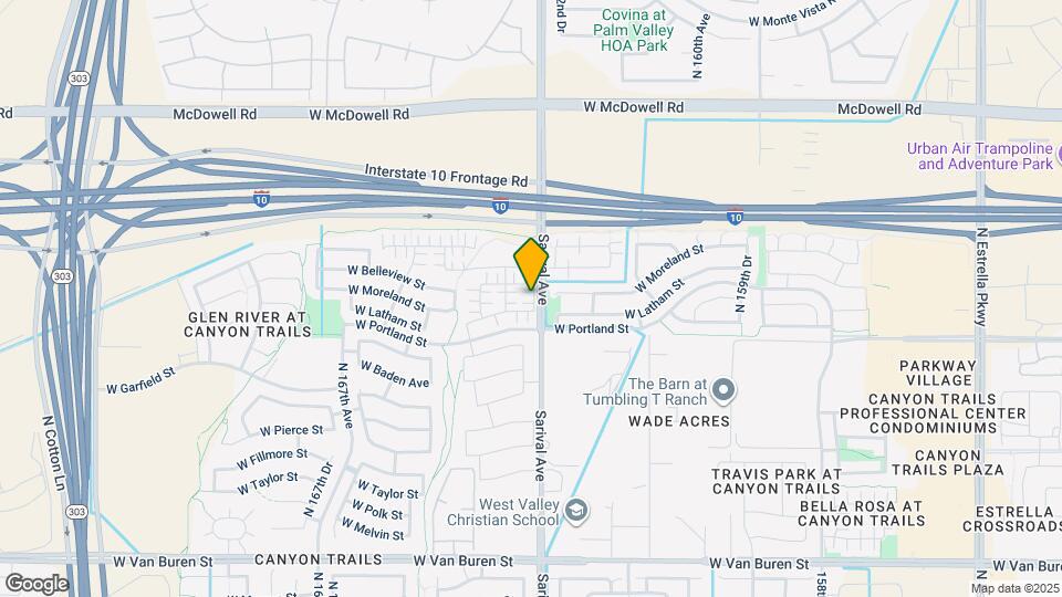 1178 N 163rd Dr Mapa y Detalles de la Ubicación