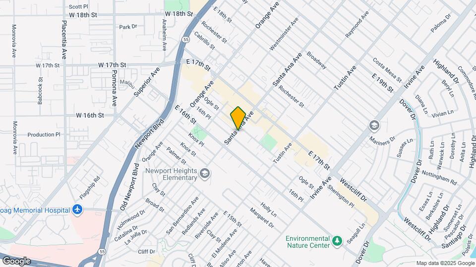 1636-1638 Santa Ana Ave Map and Location Details