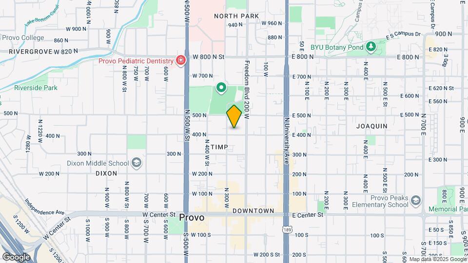 Halladay 272 W 400 N Map and Location Details