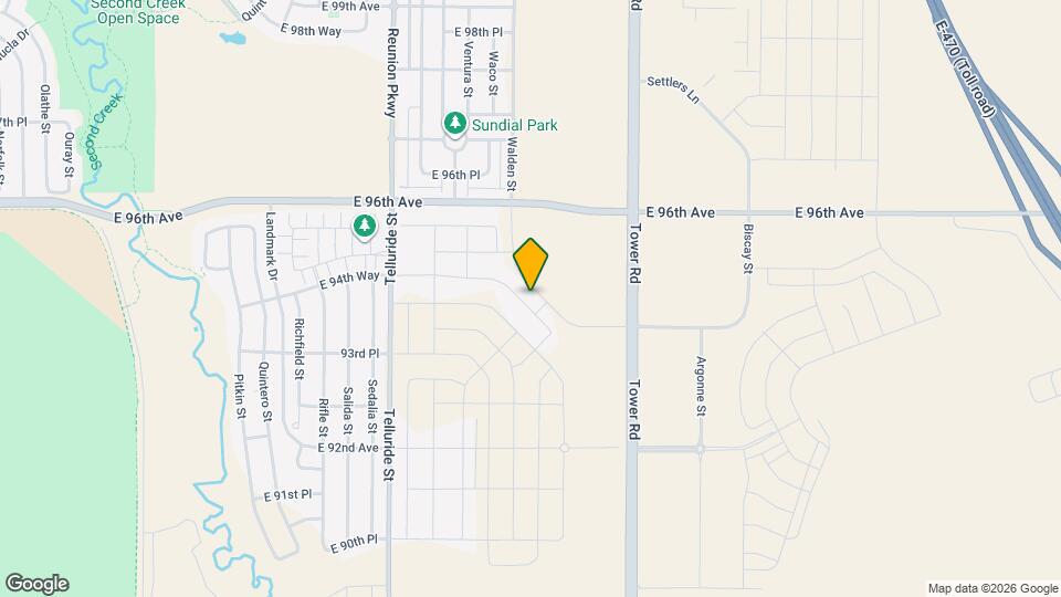 9466 Yampa Ct Map and Location Details