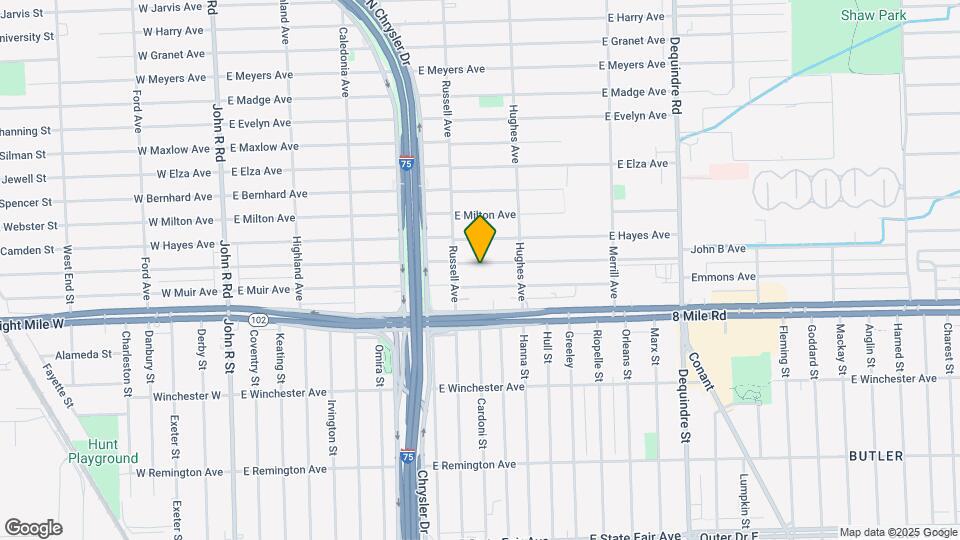 1202 E George Ave Mapa y Detalles de la Ubicación