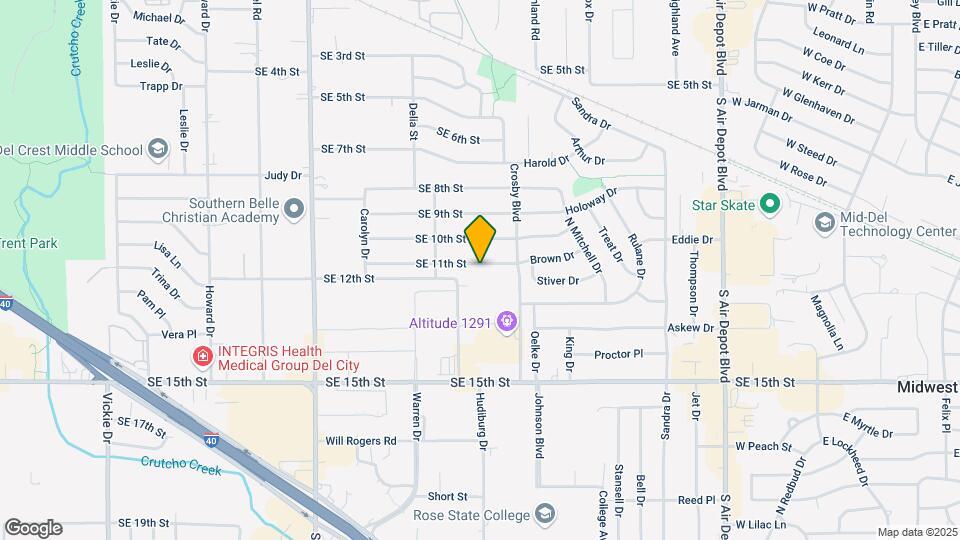 6200 SE 11th St Map and Location Details
