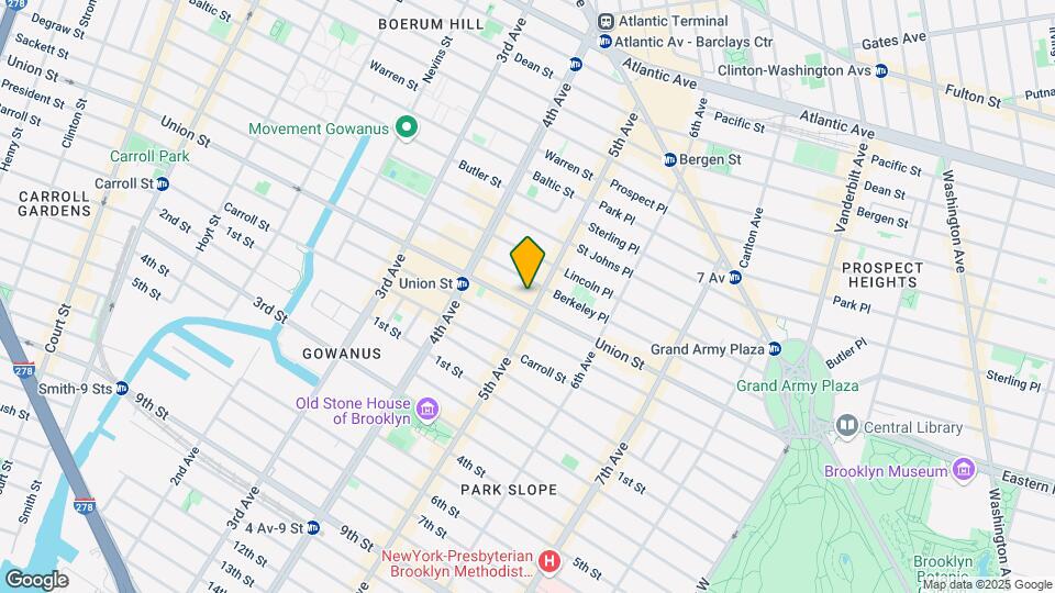 725 Union St Mapa y Detalles de la Ubicación