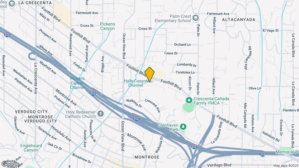 2155 La Canada Crest Dr Map and Location Details