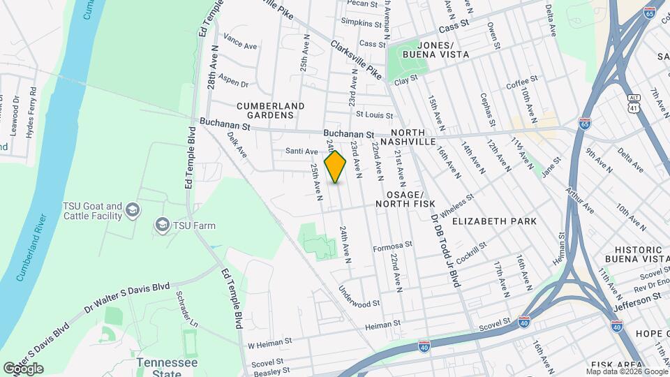 1715 24th Ave N Map and Location Details