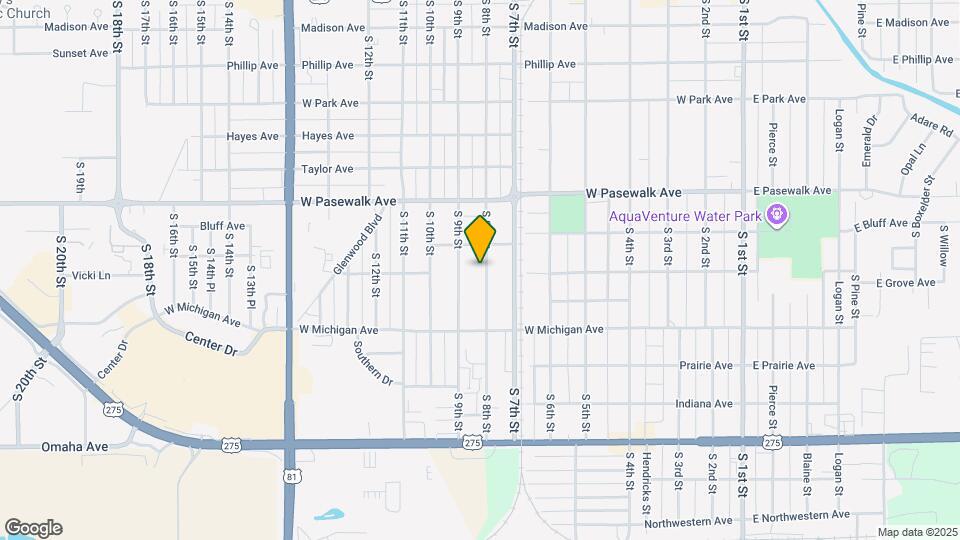 810 S 8th St Map and Location Details