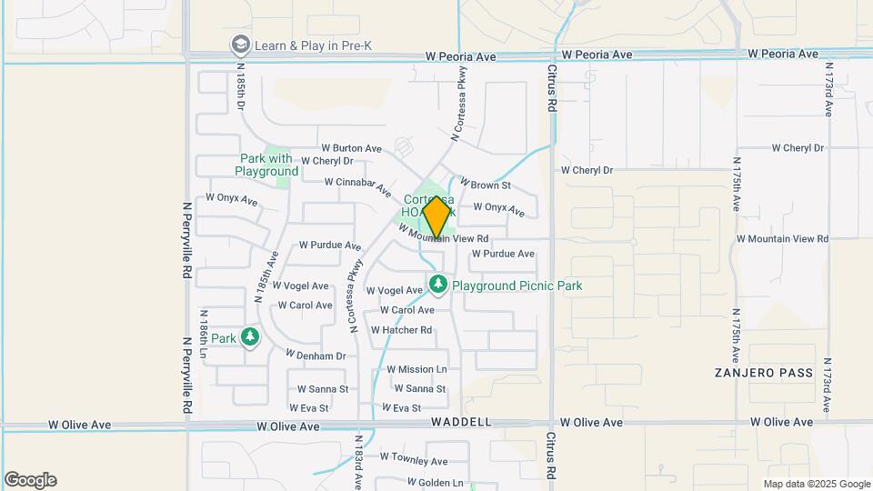 18134 W Purdue Ave Map and Location Details