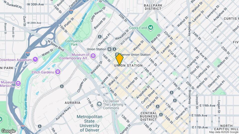 1612 Wazee St, Unit SI ID1512218P Map and Location Details