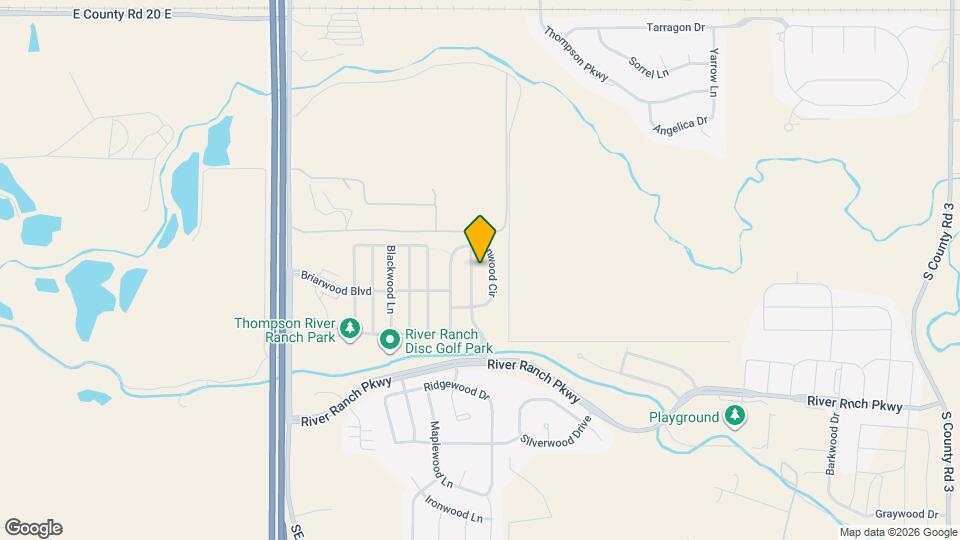 Gorgeous 3 Bed 2.5 Bath Home in Thompson River Ranch! Map and Location Details