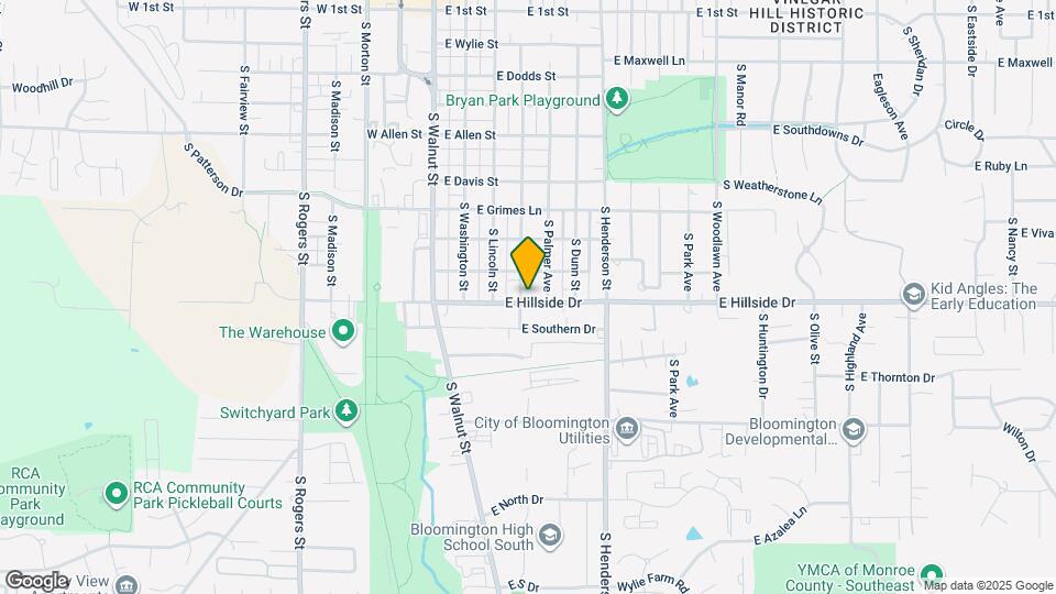 1413 S Grant St Map and Location Details