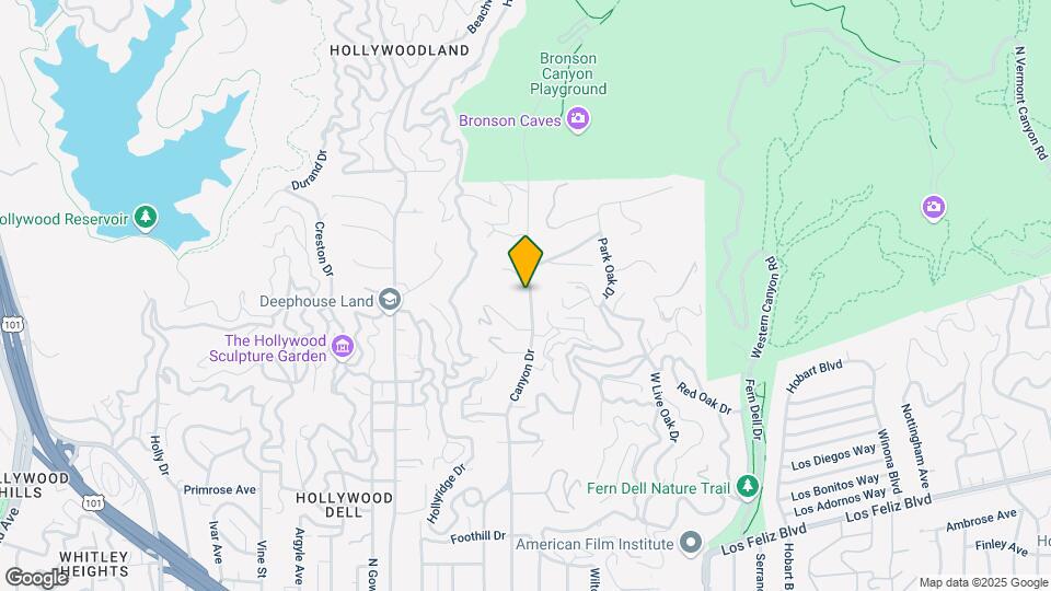 2515 Canyon Dr Map and Location Details