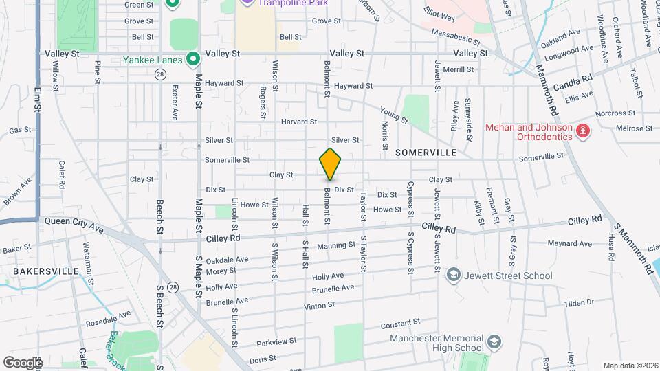 89 Belmont St Map and Location Details