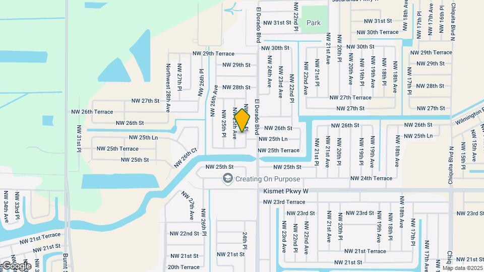 2538 NW 24th Pl Map and Location Details