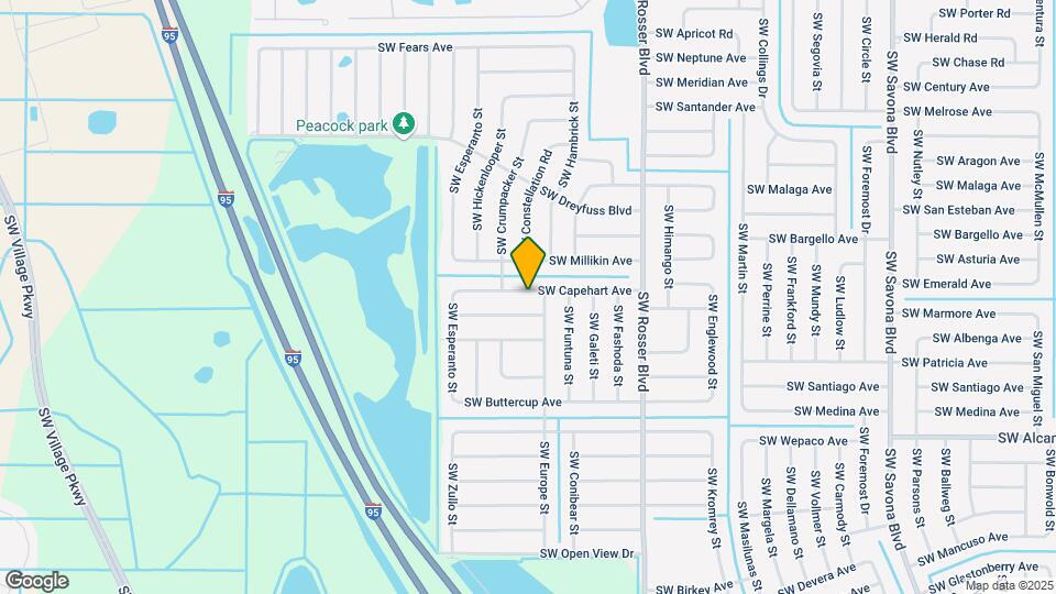 1810 SW Capehart Ave Map and Location Details