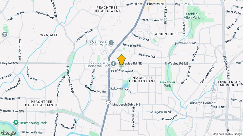 66 Peachtree Way NE Mapa y Detalles de la Ubicación
