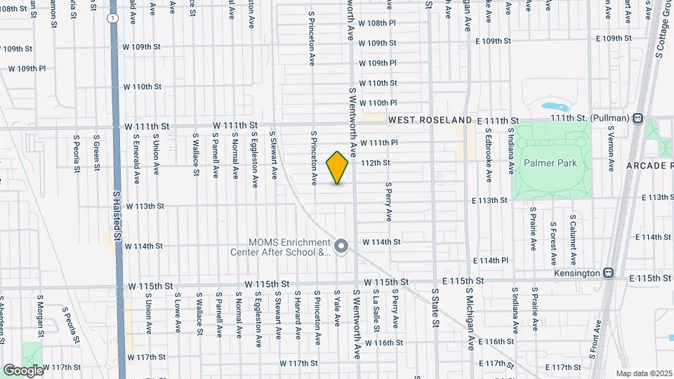 227 W 112th Pl Map and Location Details