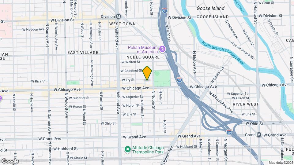 817 N Bishop St, Unit #2 Mapa y Detalles de la Ubicación