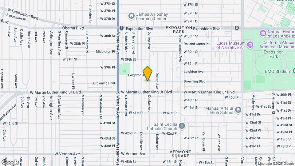 3973-3975 Denker Ave Map and Location Details