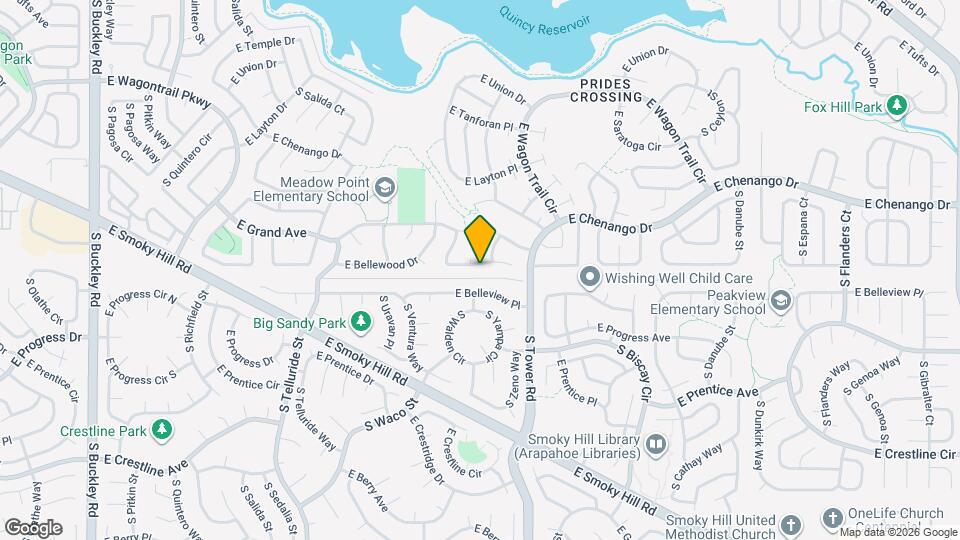 18274 E Bellewood Dr Map and Location Details