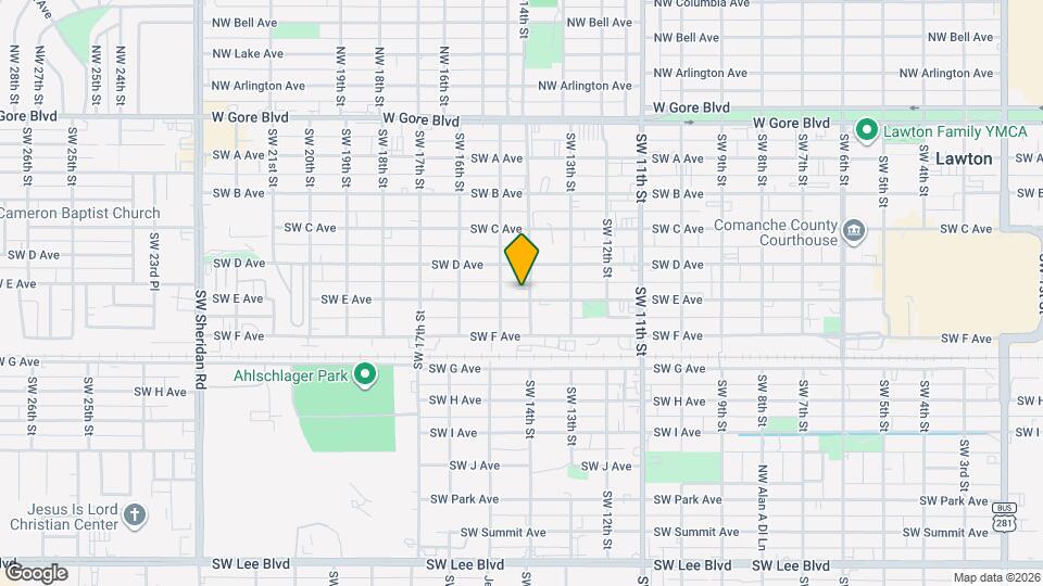 1401 E St Map and Location Details