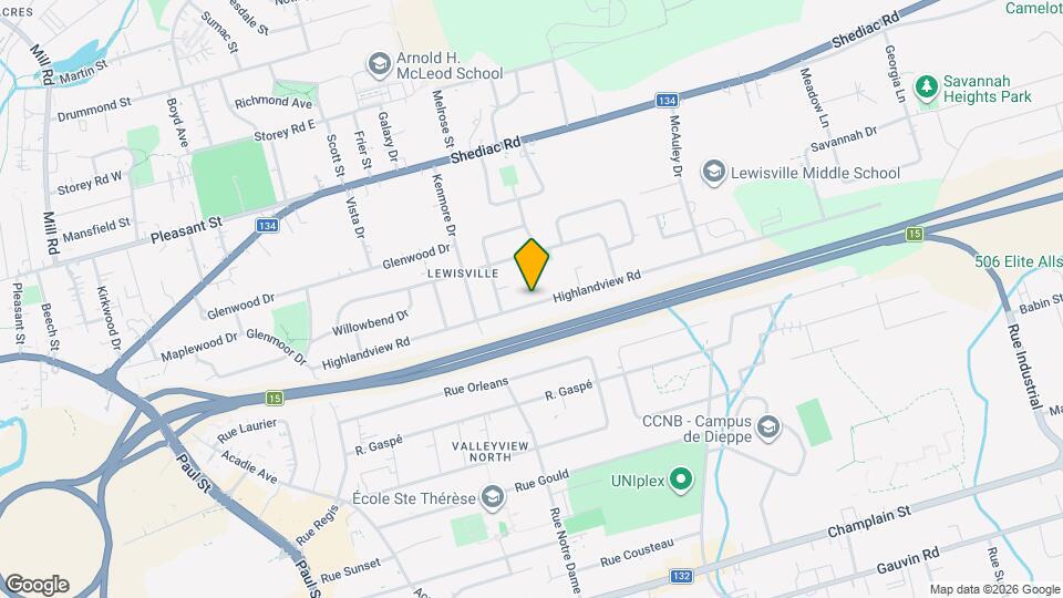 167-275 Highlandview Rd Map and Location Details