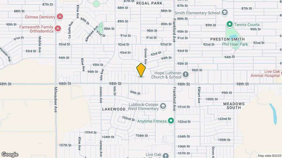 9610 Grover Ave Mapa y Detalles de la Ubicación