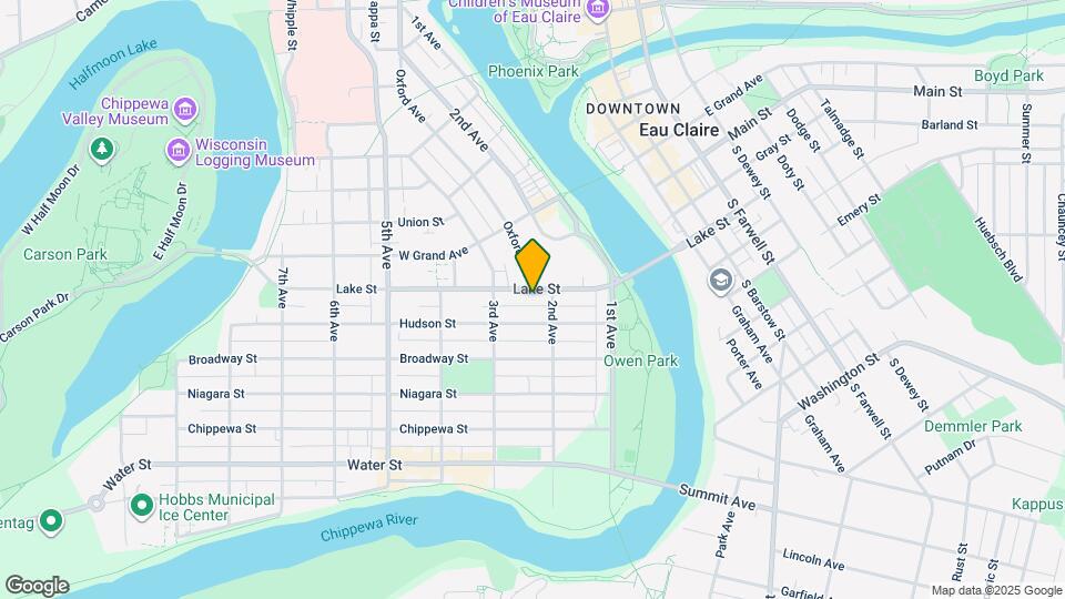 217 Lake St Map and Location Details