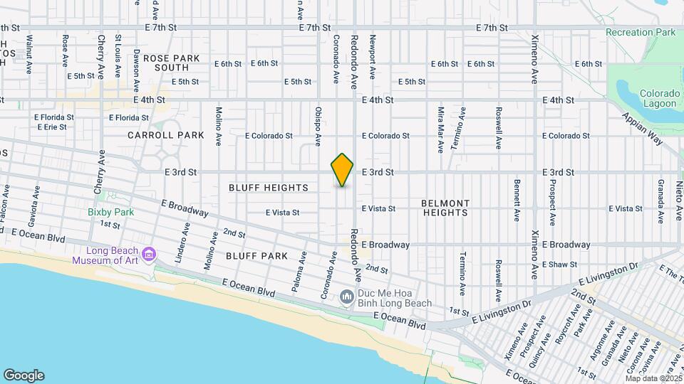 260 Coronado Ave Map and Location Details