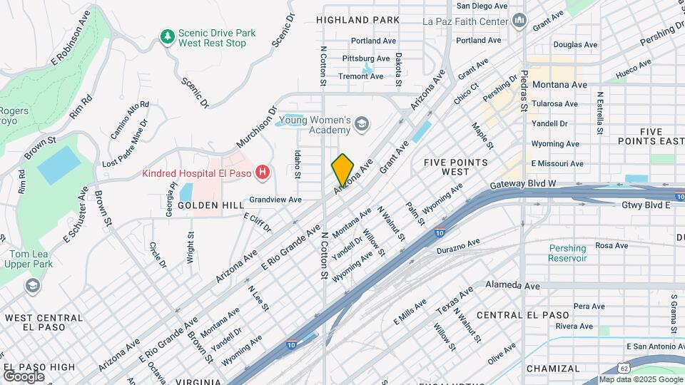 2106 Arizona Ave Map and Location Details