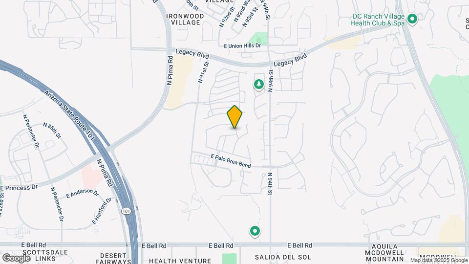9272 E Desert Village Dr Map and Location Details