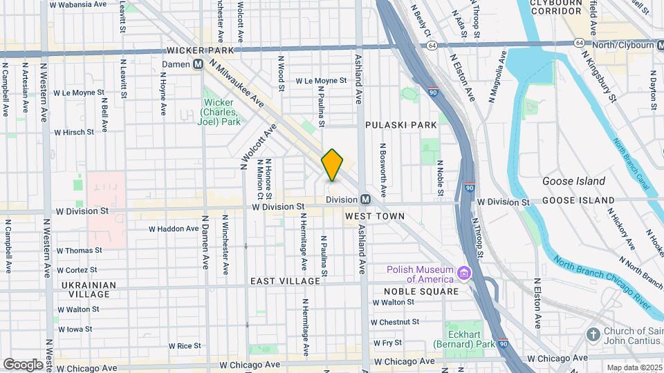 Alcove Wicker Park Mapa y Detalles de la Ubicación