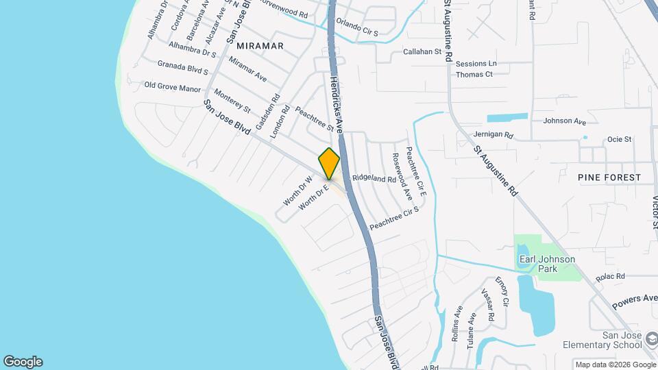 4308 Worth Dr E Map and Location Details