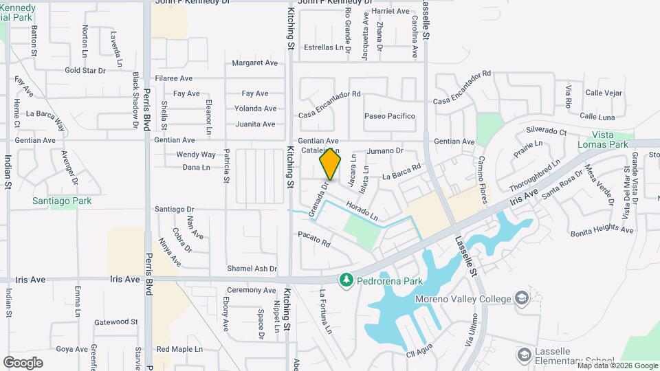 15626 Granada Dr Map and Location Details