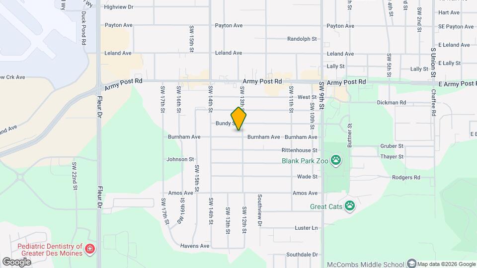 1303 Burnham Ave Map and Location Details