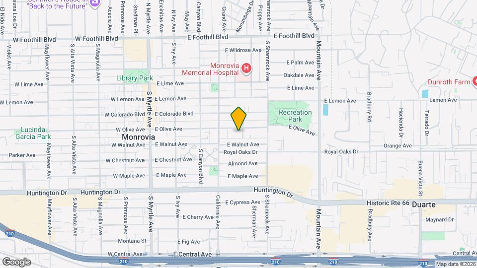 506 E Olive Ave Map and Location Details