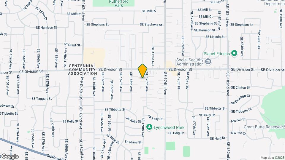 2629 SE 170th Ave Map and Location Details