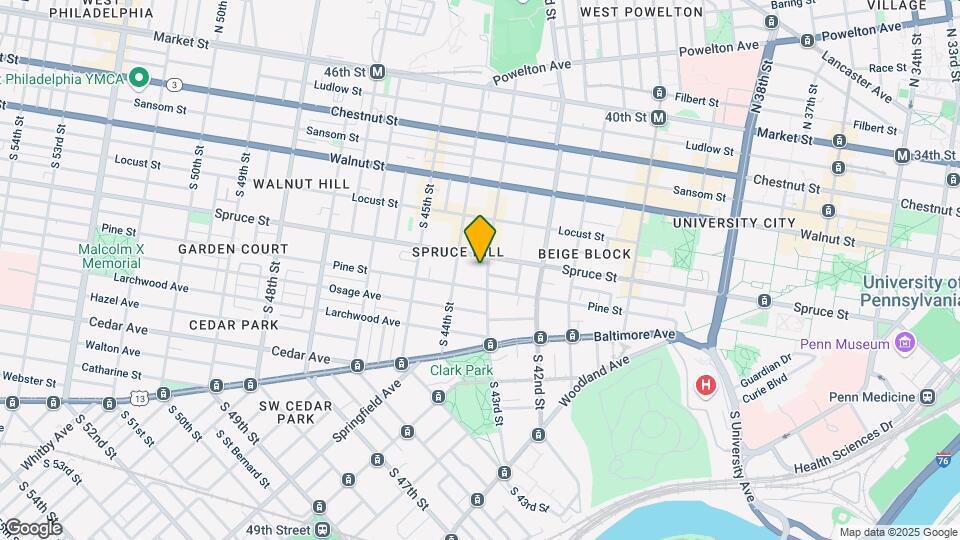 316 S 43rd St Map and Location Details