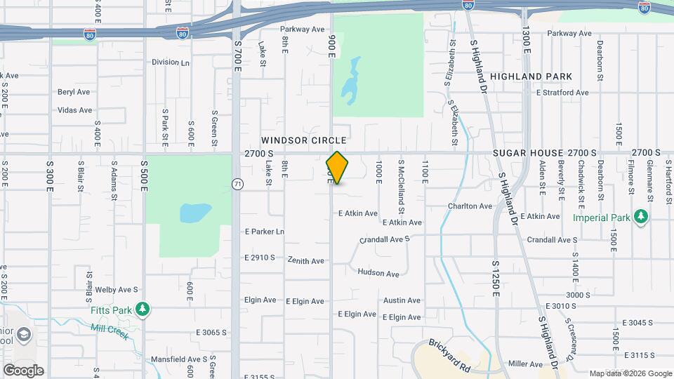 905 Charlton Cir, Unit Unit B Map and Location Details