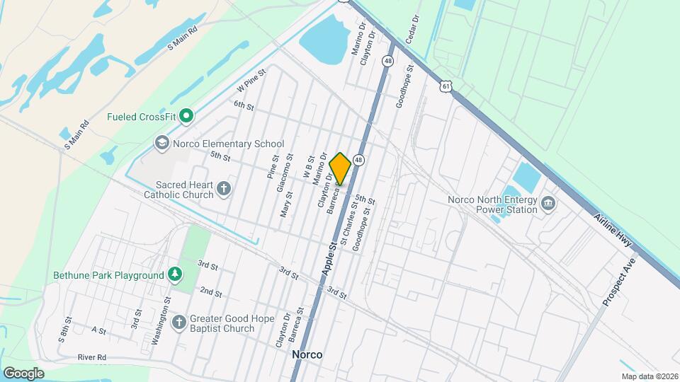 500 Barreca St Map and Location Details