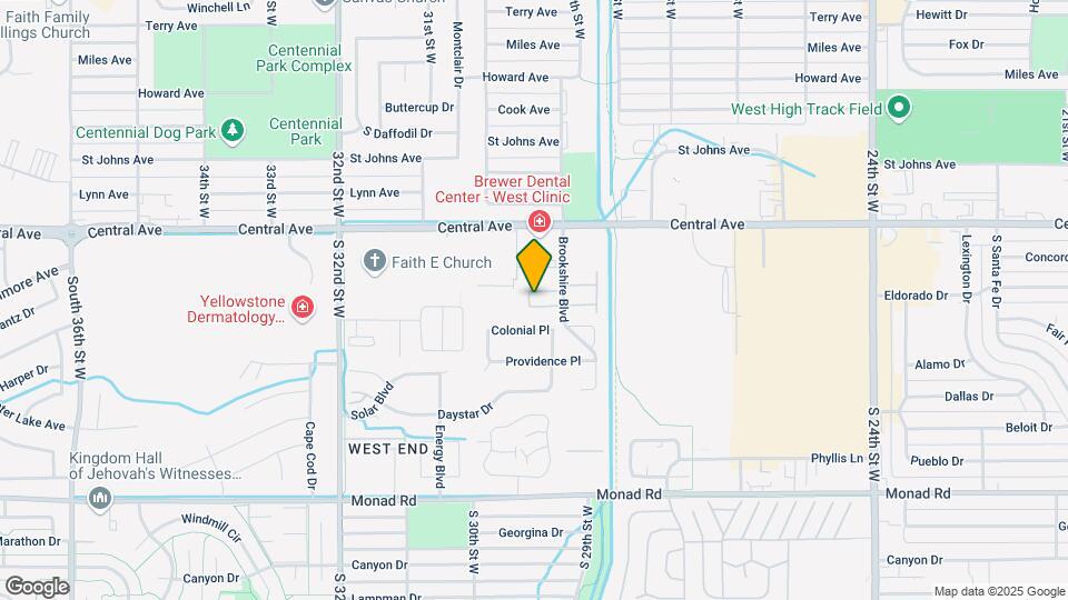 210 Brookshire Blvd Map and Location Details