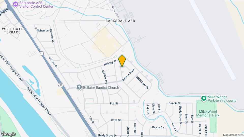 3411 Ponderosa Dr Map and Location Details