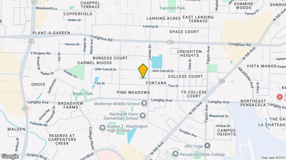 6435 Lanier Dr Map and Location Details