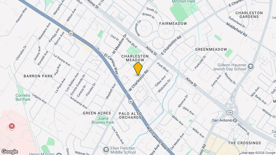 450 W Charleston Rd Map and Location Details