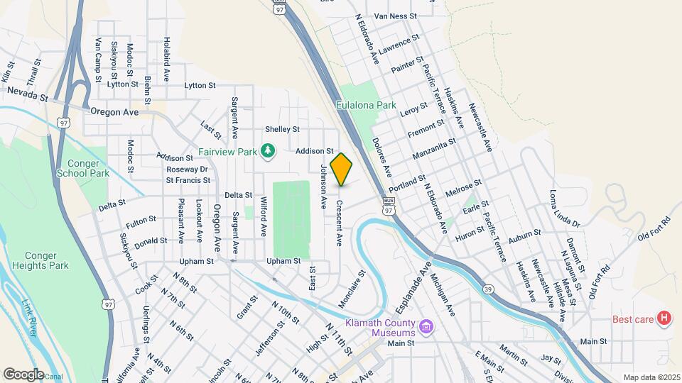 1545 Crescent Ave Map and Location Details