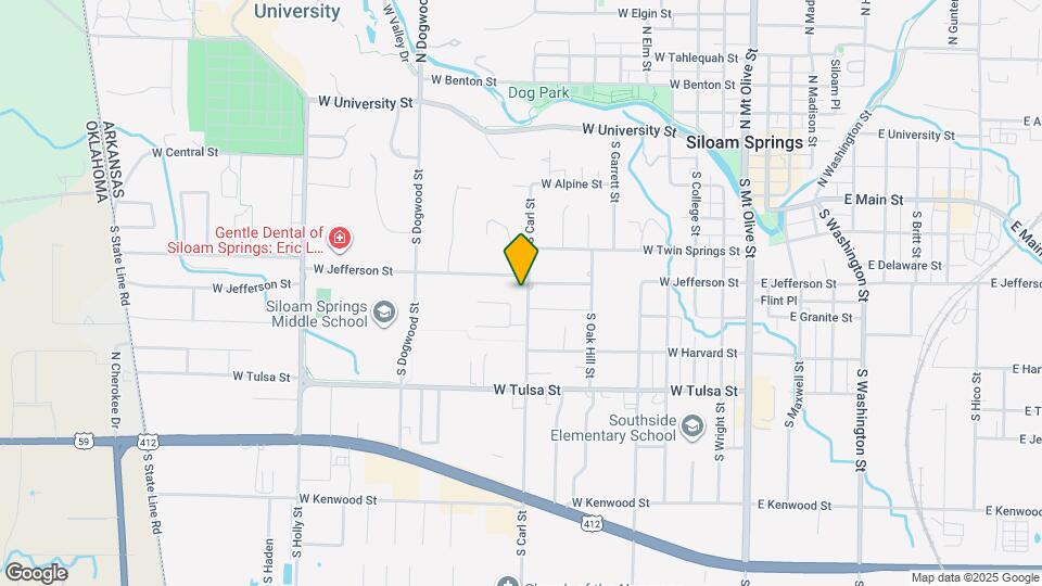 514 S Carl St Mapa y Detalles de la Ubicación