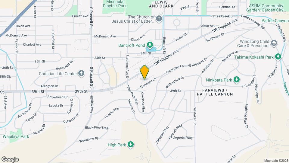 825 Crestmont Way, Unit E Map and Location Details